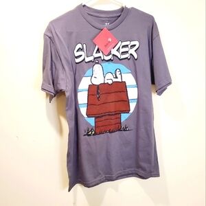 Peanuts by Schultz gray short sleeves tshirt size M